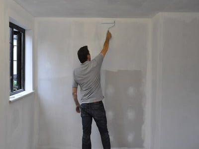 подготовка кирпичной стены под обои